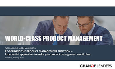World-Class Product Management